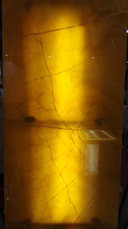 translucent yellow onyx tiles